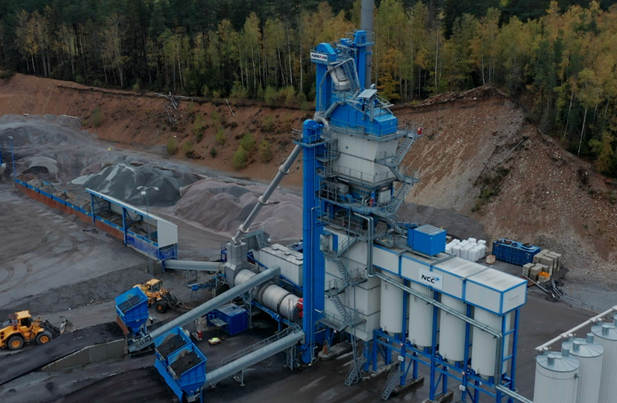 asfaltsproduktion träpulver scandbio