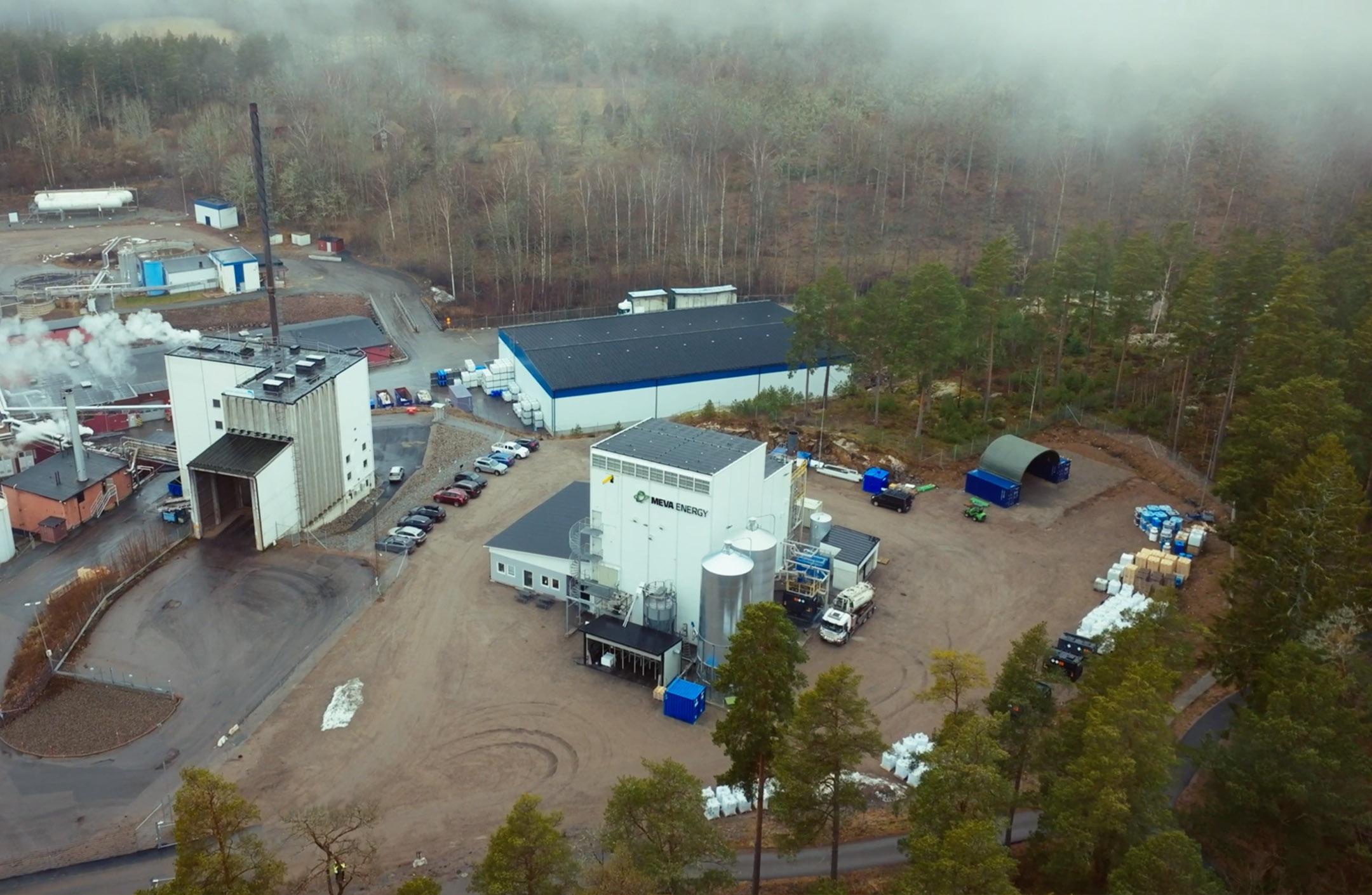Meva Energy i Kisa använder pellets i processen